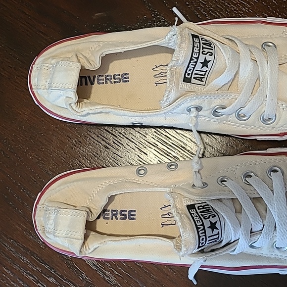 Converse All Star classic off white Excellent preloved condition Size 8 women's - Picture 4 of 12